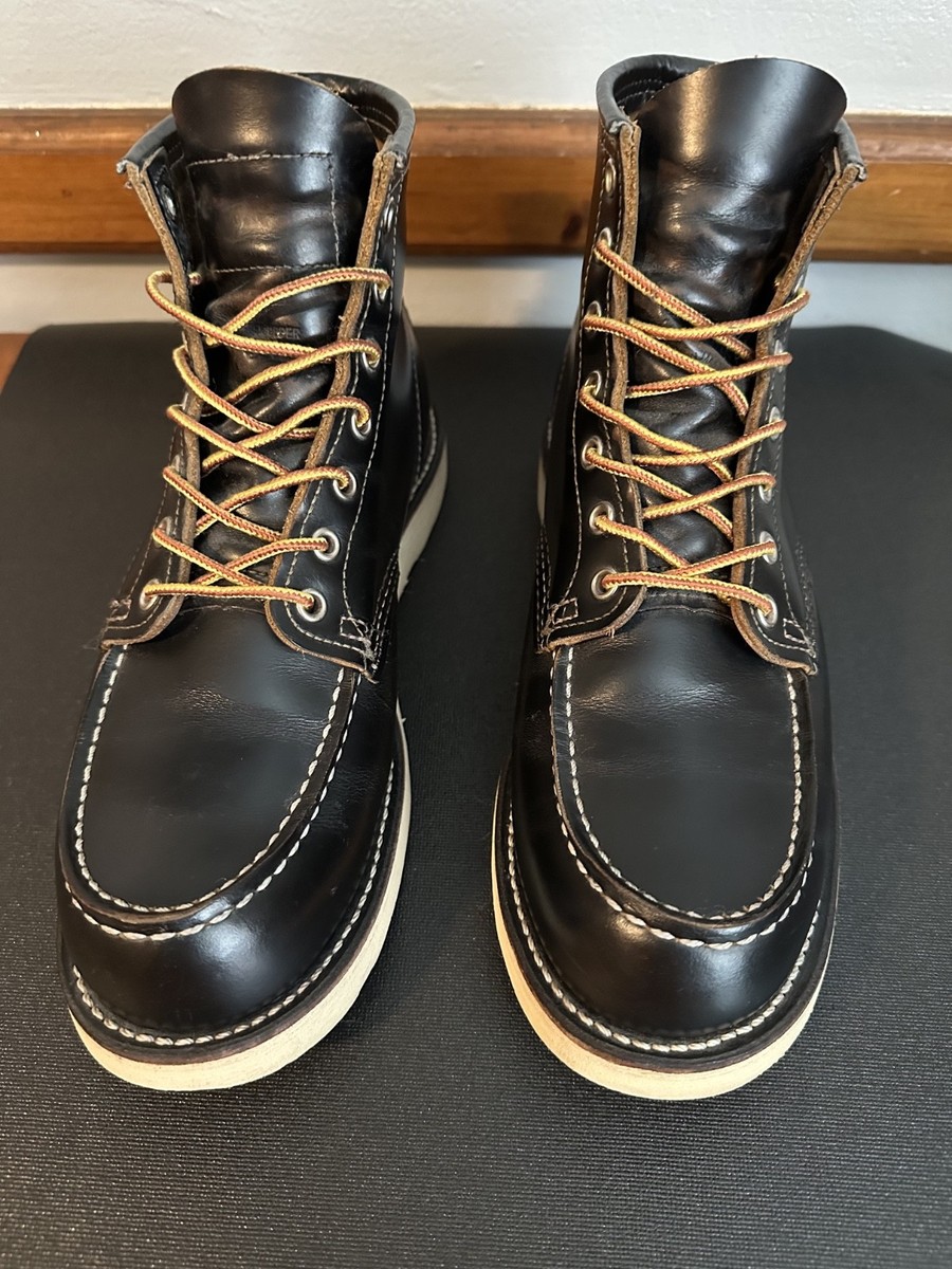 Red Wing Heritage Klondike #9874 9D Irish Setter Mac Toe in Black