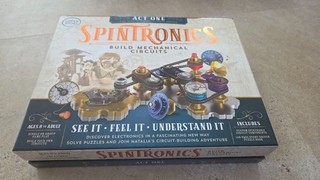 Spintronics Act One Mechanical Circuits Kit & Puzzle Book Very Good Condition