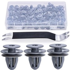51pcs Door Trim Panel Retainer Clip Gray Nylon for Honda Acura 50pcs Remover