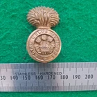 WW2 Royal Welch Fusiliers Plastic Economy Issue Cap Badge - Welsh