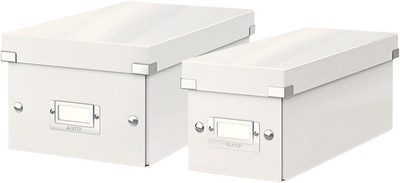 Leitz Click & Store Set Schmale Aufbewahrungsbox + Kleine, Längliche Aufbewahrun