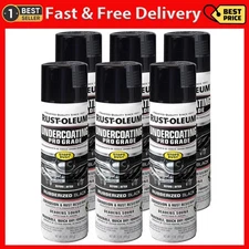 Rust-Oleum 248656 Professional Grade Undercoating Spray, 15 Ounce (Pack of 6)