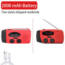 2000 Mah Emergency Radio with LED Lights Radio USB Solar Charging Light Outdoor