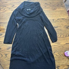 Connected Black Cowl Neck Sweater Dress Women’s Xl