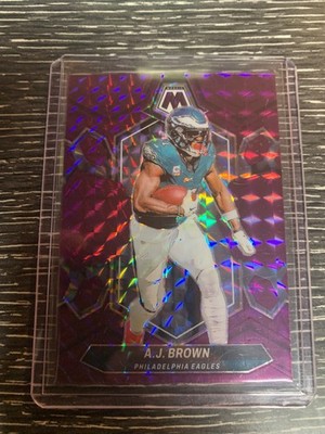 2024 Panini Mosaic - A.J. Brown #178 Purple Mosaic Prizm /49 Eagles 8BC