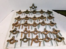 NEW (Pack of 26) Burndy C11 Bronze Grounding Clamp, 10-2 AWG, 1/2” - 1” Pipe
