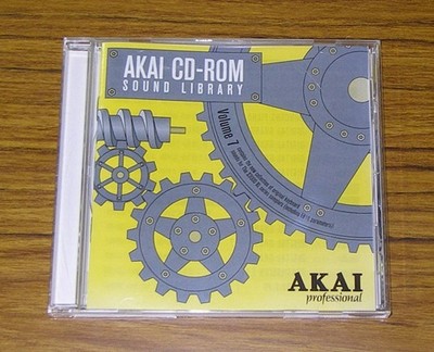 AKAI CD-ROM Sound Library Vol.7 S3000XL Series Sampler Made in Japan