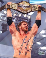 Logan Paul Signed 8x10 Photo WWE Wrestling Prime Hydration Autograph Beckett COA