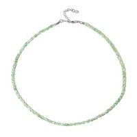 Chrysopras Sterling Silber Halskette 25.151Ct