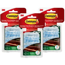 Outdoor Rope Light Clips, Clear, 3 Pack (36 Clips Total) - Weather-Resistant,...