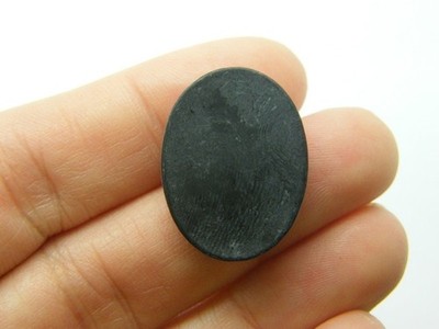 8 Kamee Skelett Dame Verzierung Cabochons schwarz weiß Resin HC536