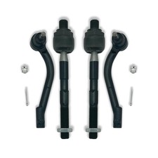 4pcs Front Inner Outer Tie Rod Ends Kit Fit for Hyundai Santa... Fast USA SHIP