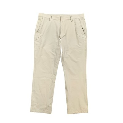 Under Armour Pants Mens 38 Tan Matchplay Moisture Wick Lightweight Golf Trousers
