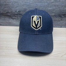 Vegas Golden Knights Hat Cap Strap Back Mens One Size Gray NHL Hockey Antigua