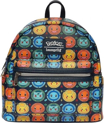 Pokémon Loungefly Kanto Starter Mini-Backpack - Entertainment Earth Exclusive