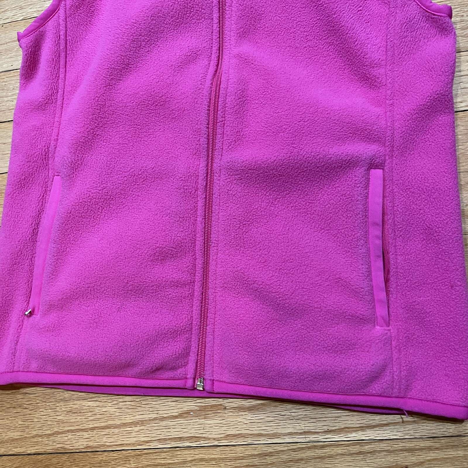 Polo Golf Ralph Lauren Womens Cozy Fleece Vest Size Small S Hot Pink