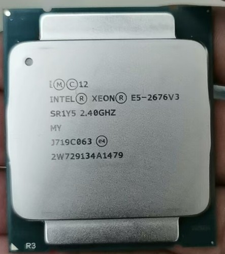 Intel Xeon E5-2676 V3 CPU 12 Core 2.4GHz 30MB LGA 2011-3 120W CPU Processor