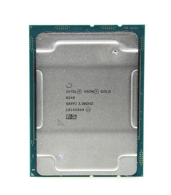 Intel Xeon Gold 6246 12-Core 3.30 GHz, Socket 3647 (4S), 165 Watt TDP - SRFPJ