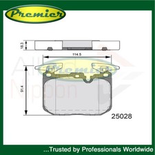 Premier set pastiglie freno anteriori si adatta a BMW Serie 3 1 2 4 i8 + altri modelli