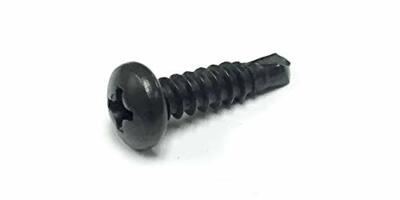 3/4'' Pan Head Screw #8 Self-Tapping Black Oxide- 500PK