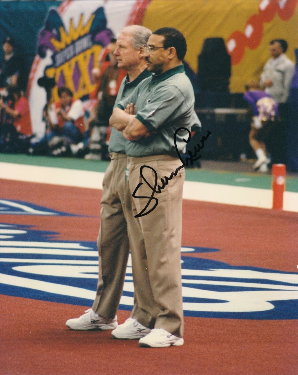 Sherman Lewis OC SB XXXI Champs Green Bay Packers Signed Auto 8x10 Photo ~ COA | eBay