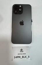iPhone 14 Pro MAX BLACK Back Housing Replacement W Small Part OEM BLACK Grade A