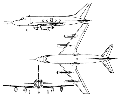 McDonnell 119 Avión Escritorio Madera Modelo Pequeño Nuevo - Imagen 3 de 3