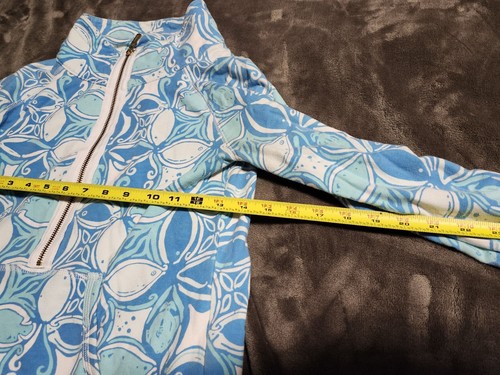 Lilly Pulitzer Pastel Half-Zip Skipper Popover Pullover Style 33261 Size XS - Picture 7 of 11