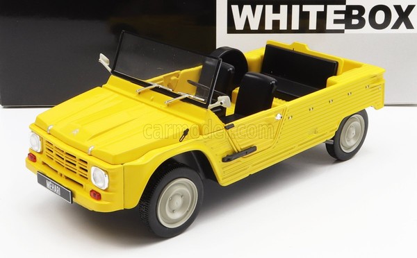 Whitebox 1/24 Epoche Citroen Mehari 1970 Gelb Statisches Modell Diecast-image