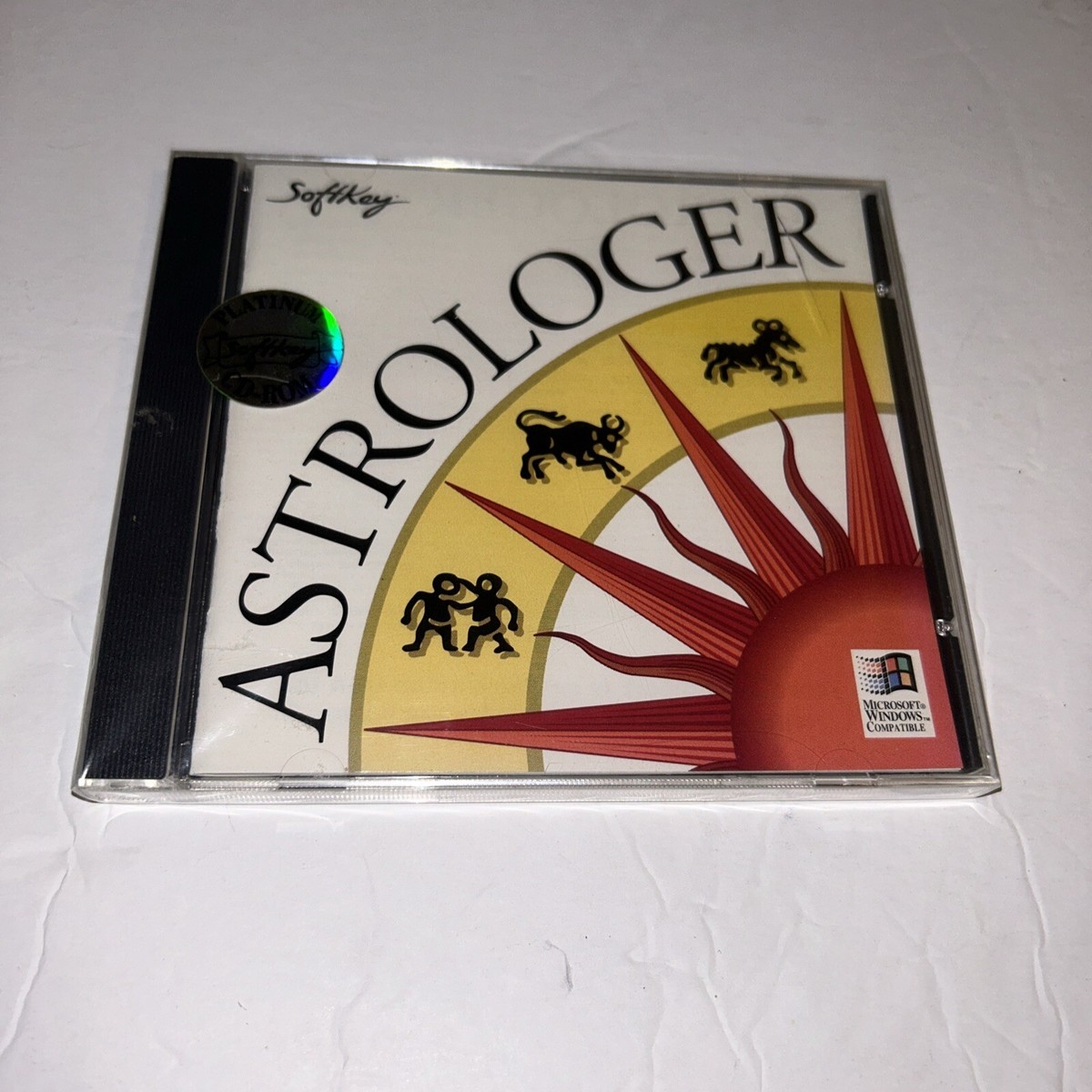 Cd-rom Software Astrologer Program for Windows by Softkey 1996 for