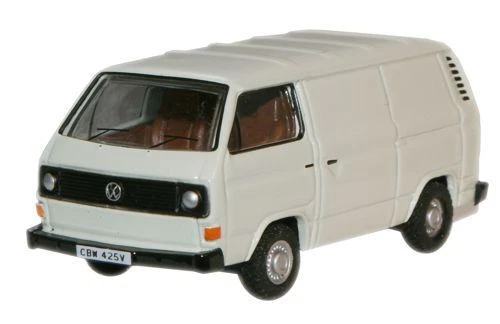 VANS Oxford Diecast VW T25 Van Pastel White 1:76 Scale