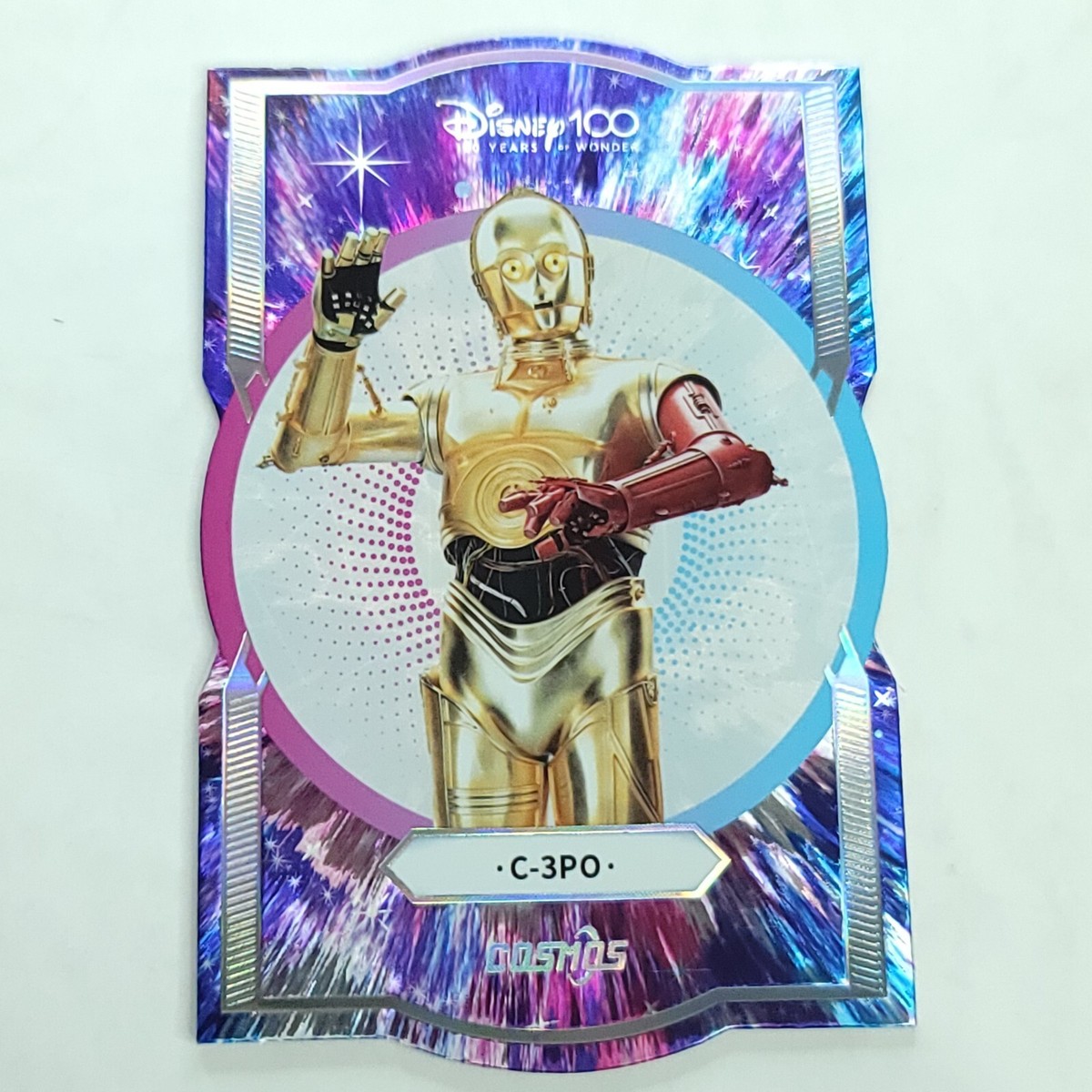 C-3PO 2023 Kakawow Cosmos Disney 100 All Star Die Cut Holo