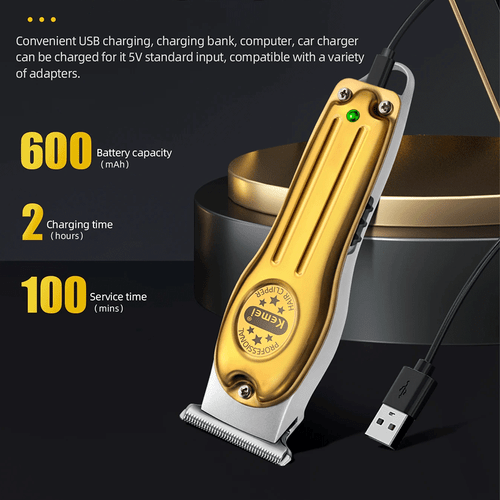 Kemei Professional Hair Clippers Cordless Trimmer Beard Cutting Machine Barber - Picture 9 of 14