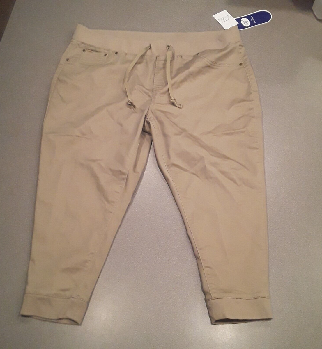 DG Tencel Brown Capri Pants Sz 16 P