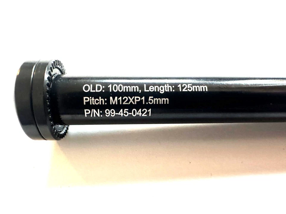 Alloy Bike Front Thru Axle 100mm 12mm x 125mm Bolt Ø12.0*108.0L*M12(P1.5)*17.OL - Image 3 of 4