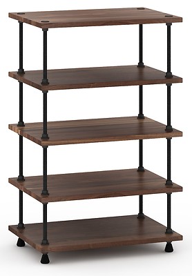 SALAMANDER DESIGNS A5/W Archetype 5-shelf adjustable Audio-Stand natural-walnut