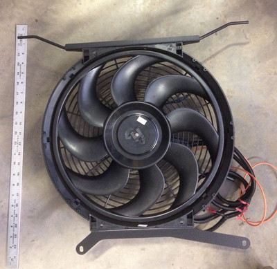 New 14'' 12 Volt Electric Cooling Fan Assembly, OEM# FN9070 - UPTIME - A1017