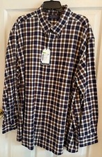 New - Roundtree Yorke - Men's Plaid, Portuguese Flannel Shirt - XXL