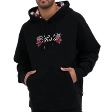 Brand New Mens Ethika Bound By Love Hoodie Black