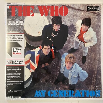LAST COPY** HALF SPEED MASTER  180 GRAM LP  MY GENERATION FACTORY SEALED THE WHO