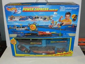 hot wheels power express train set