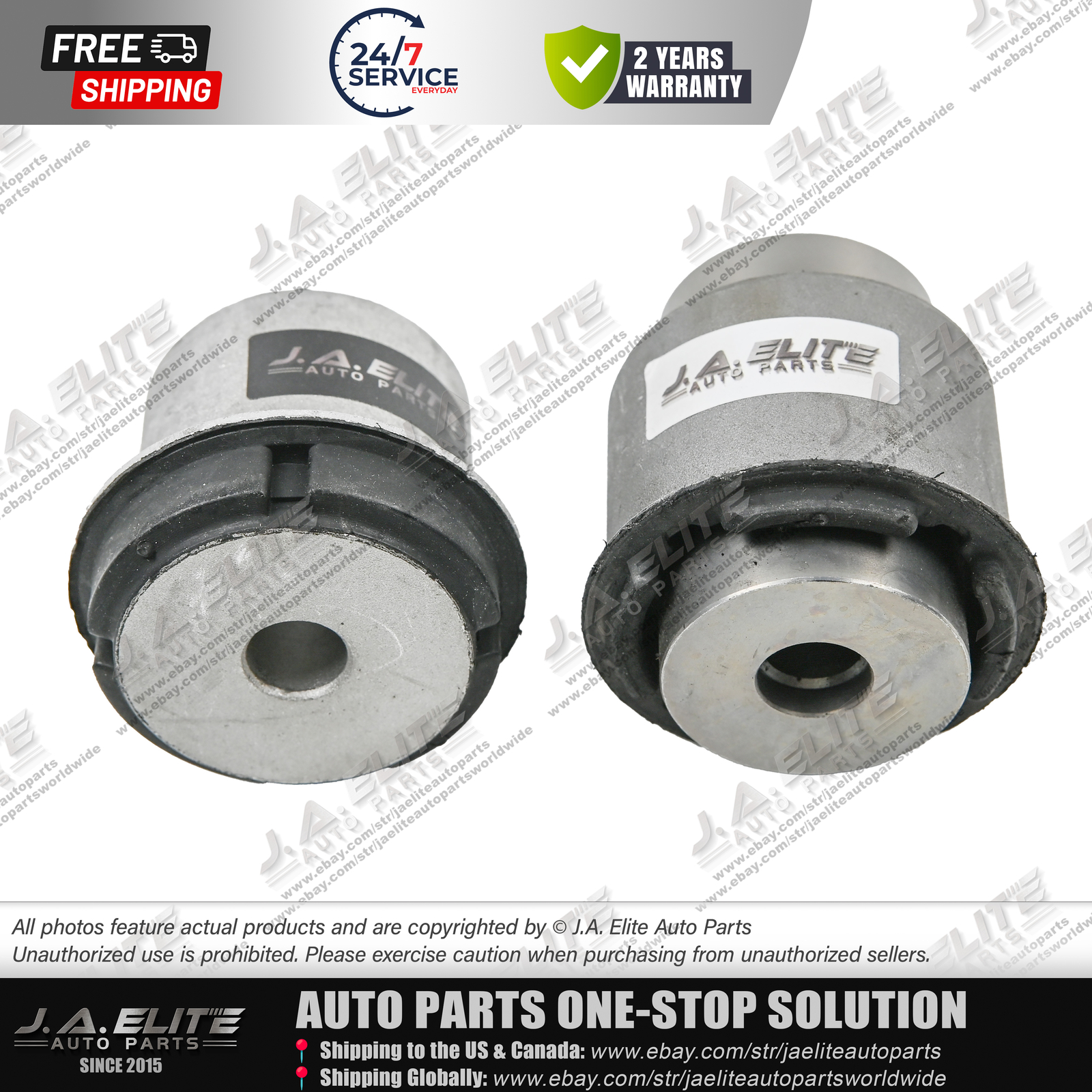 2pcs Front Lower Control Arm Bushings for Maserati Ghibli Quattroporte (2014-17)