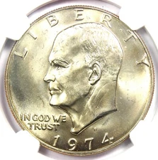 1974-D Eisenhower Dollar Ike $1 Coin - Certified NGC MS67 - $900 Value!