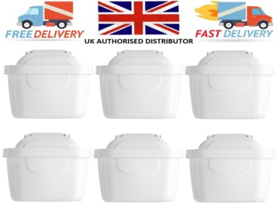 Universal Kalk Wasserfilter Kartusche für Brita Maxtra / Plus+ Refill x 6