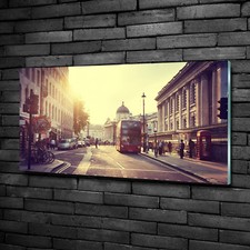 Quadro in vetro quadri da parete stampa su vetro 100x50 decorazione attrazioni Londra