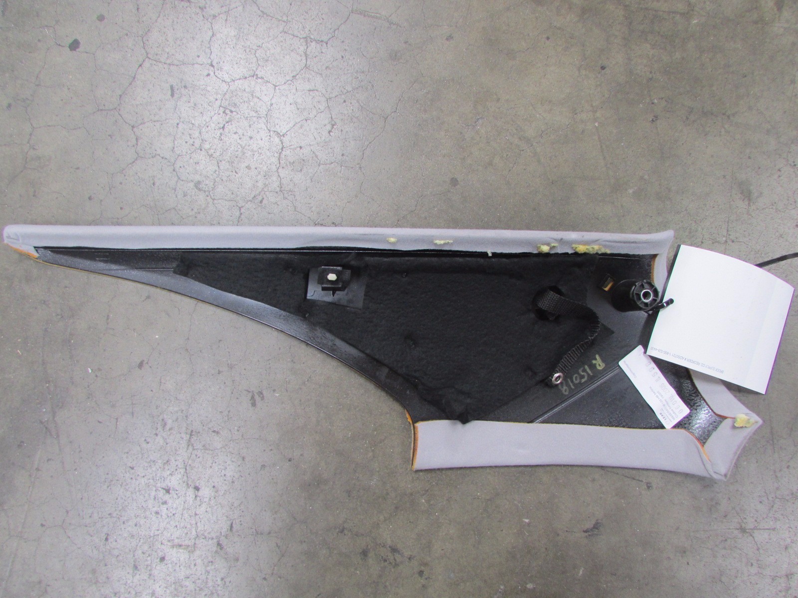 Maserati Quattroporte, RH, Right C-Pillar Trim Panel, Grey, Used, P/N 981357003