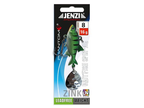 Jenzi Spin-Jig 4cm 16g Zinc Slow Coulée Lente Leurre Spinner COULEURS - Photo 3/11