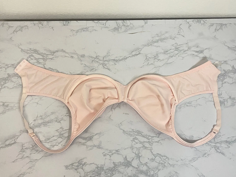 Gilligan & O' Malley Peach 轻薄尺寸 42D 软垫文胸钩 眼睛 轻量级 V1 — 第 3/4 张图片