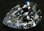 TOP QUALITY 6A++ PEAR 15x10 MM. WHITE CUBIC ZIRCONIA CZ