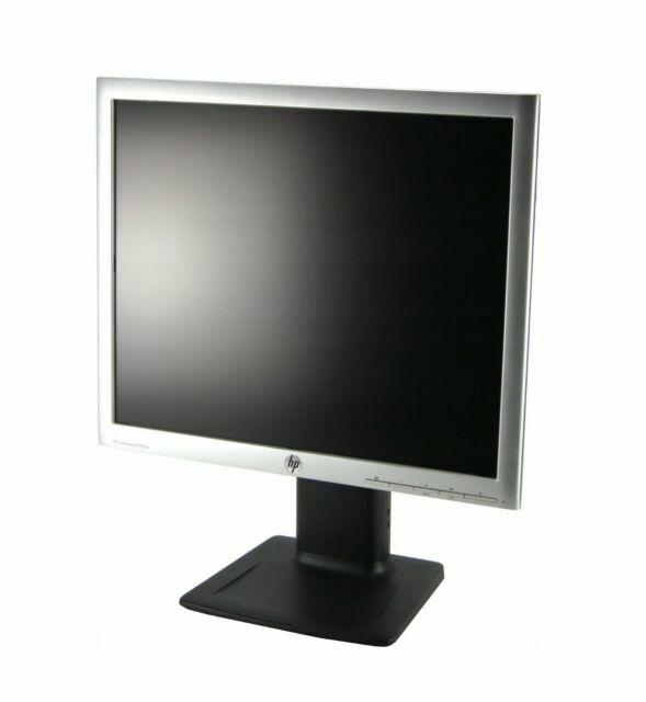 X2 HP Compaq La1956x 19" Inch LED Backlit LCD Monitor DVI VGA Office